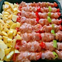 FIRINDA TAVUK ÇÖP 🍡ŞİŞ VE PATATES 💯💯…